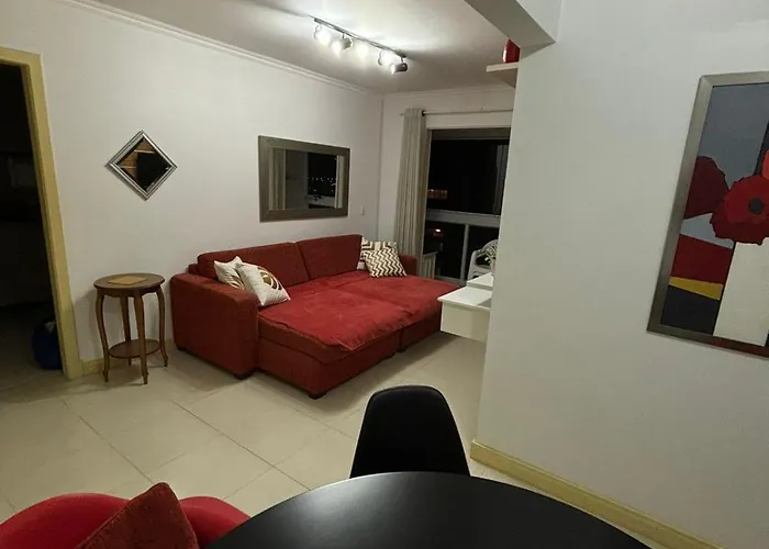 Apartamento Quadra Mar, 1 Dos Quartos Com Ar-Condicionado , Barra Sul